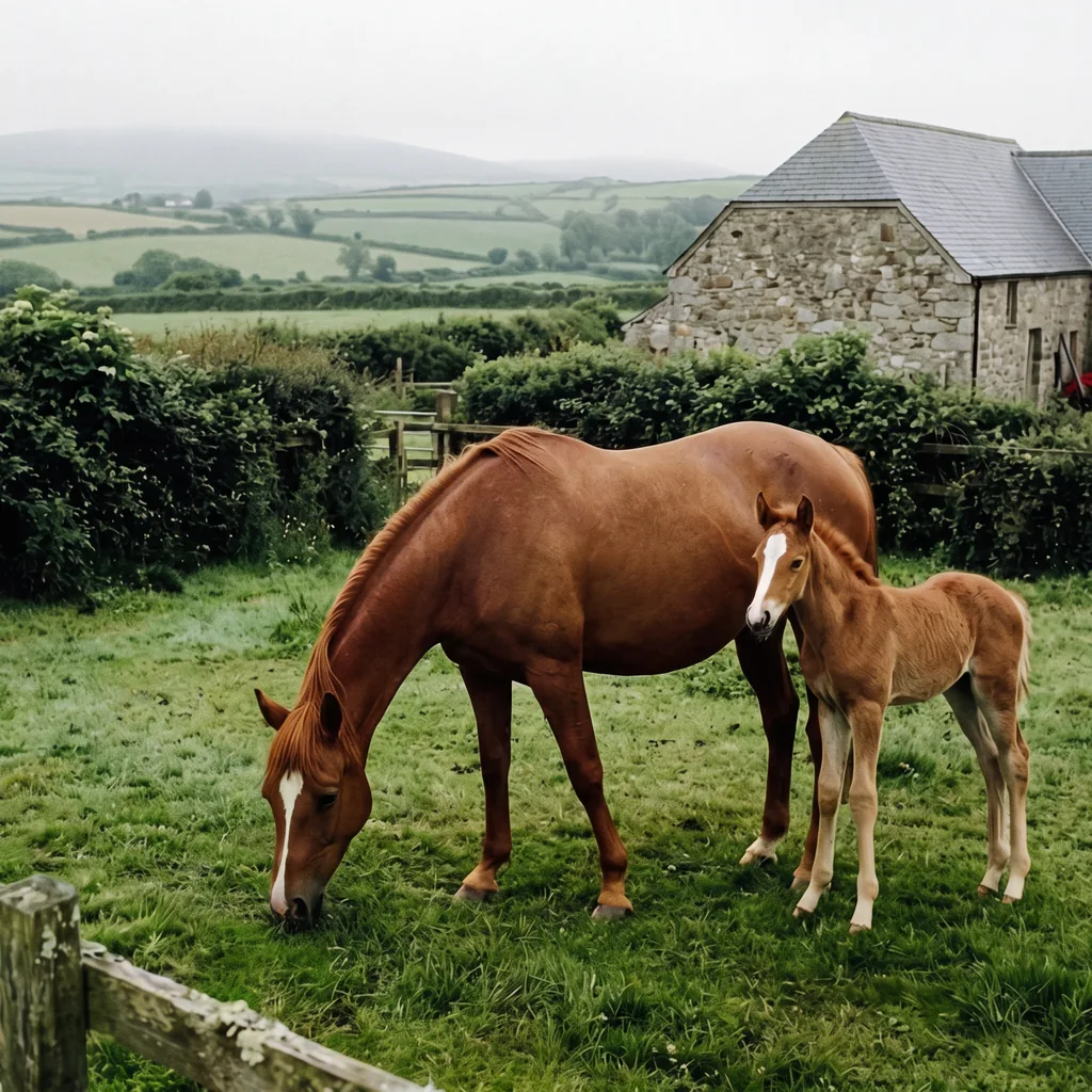 Élevage de chevaux au Mes Petits Sabots, Châtres